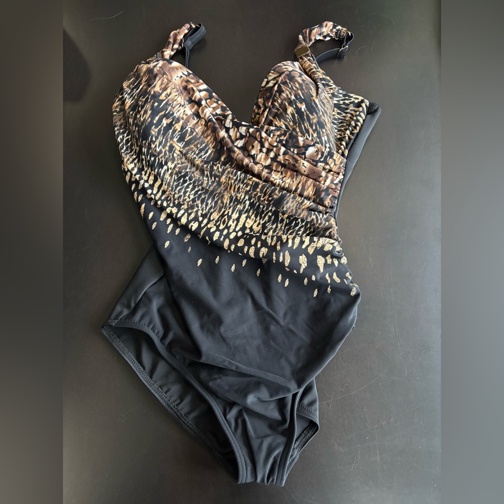 Animal Print One-Piece Swimsuit